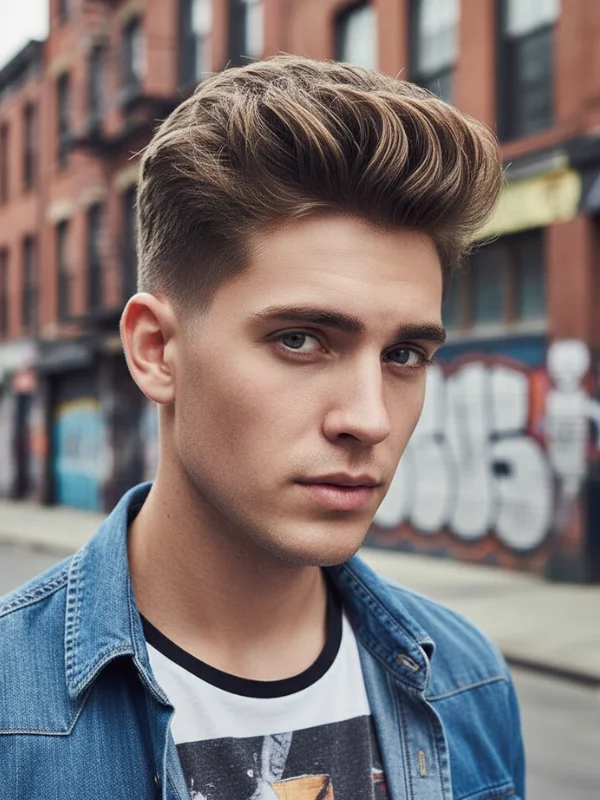 40 Perfect Mid Taper Fade Haircuts for Men 2025 30 Mid Taper Fade Fluffy Hair