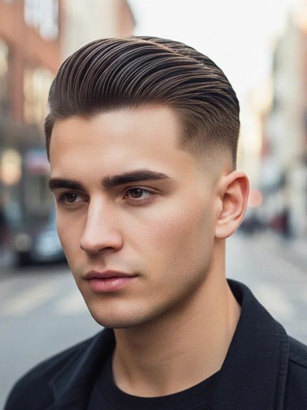 40 Perfect Mid Taper Fade Haircuts for Men 2025 26 Mid Taper Fade Slick Back
