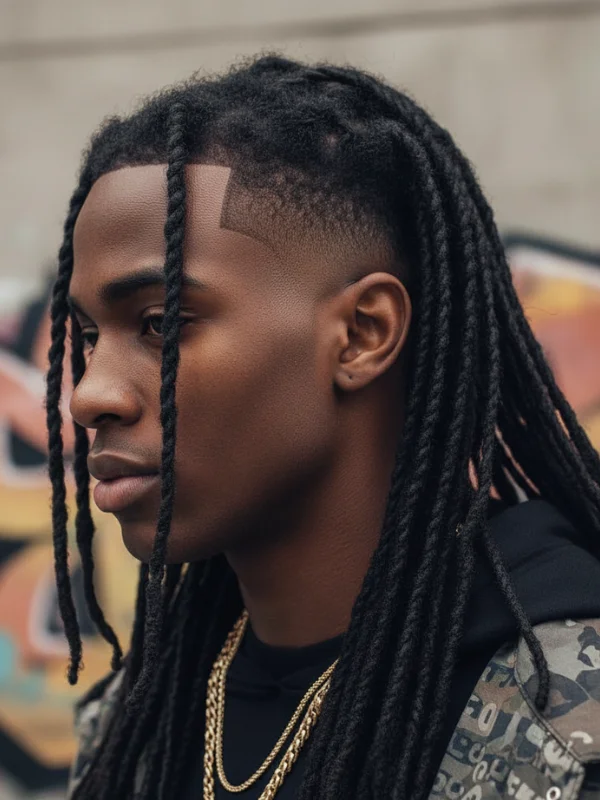 40 Perfect Mid Taper Fade Haircuts for Men 2025 28 Mid Taper Fade with Dreads