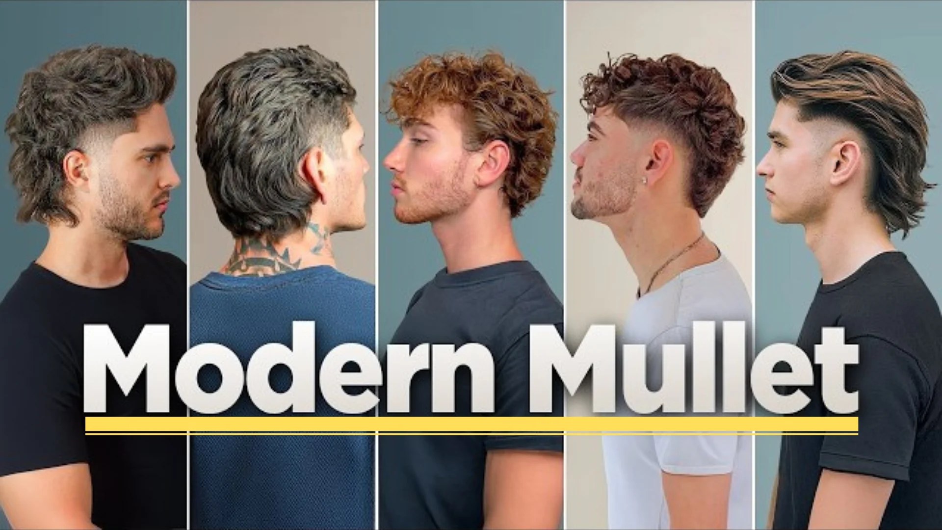 Modern Mullet Haircut Styles For Men