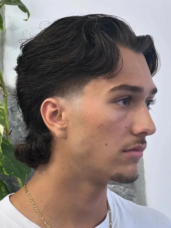 Mullet With Curtain Bangs