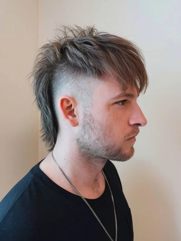 Shaggy Mullet with Undercut
