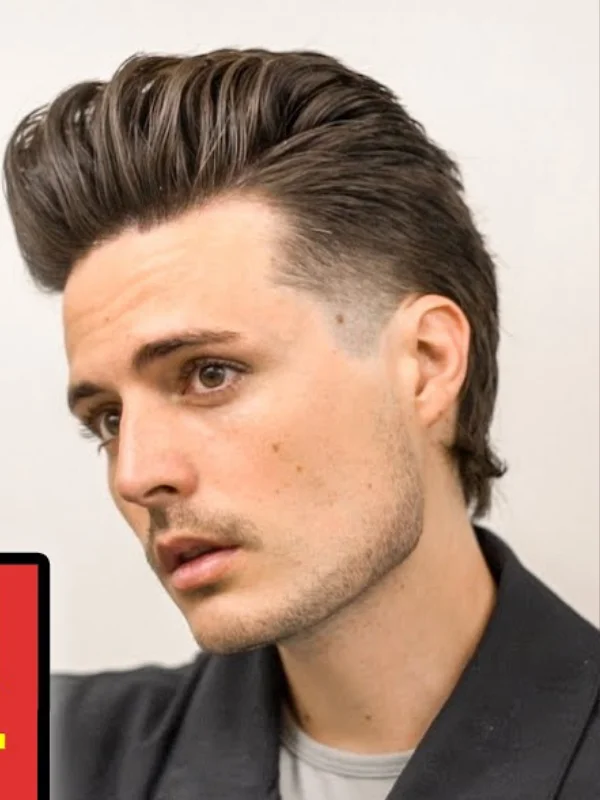 Slick-Back Modern Mullet