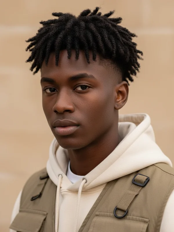 40 Perfect Mid Taper Fade Haircuts for Men 2025 41 Sponge Twist with Mid Taper Fade