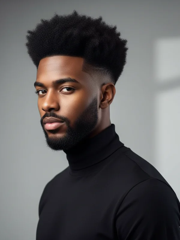 High Taper Fade Afro