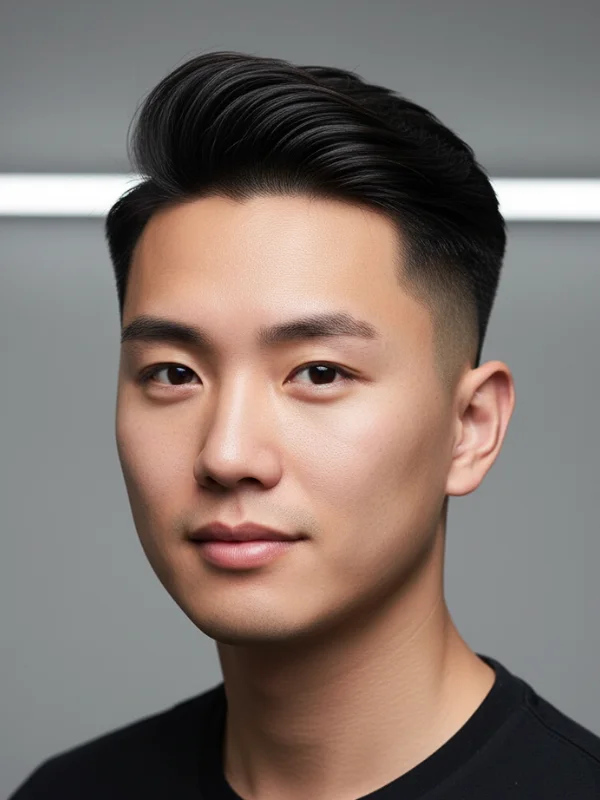 High Taper Fade Asian
