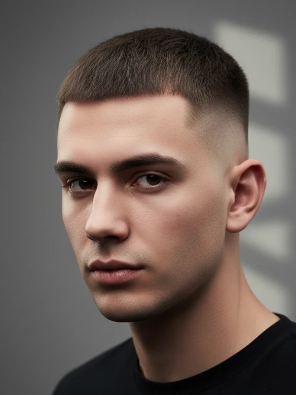 High Taper Fade Buzz Cut