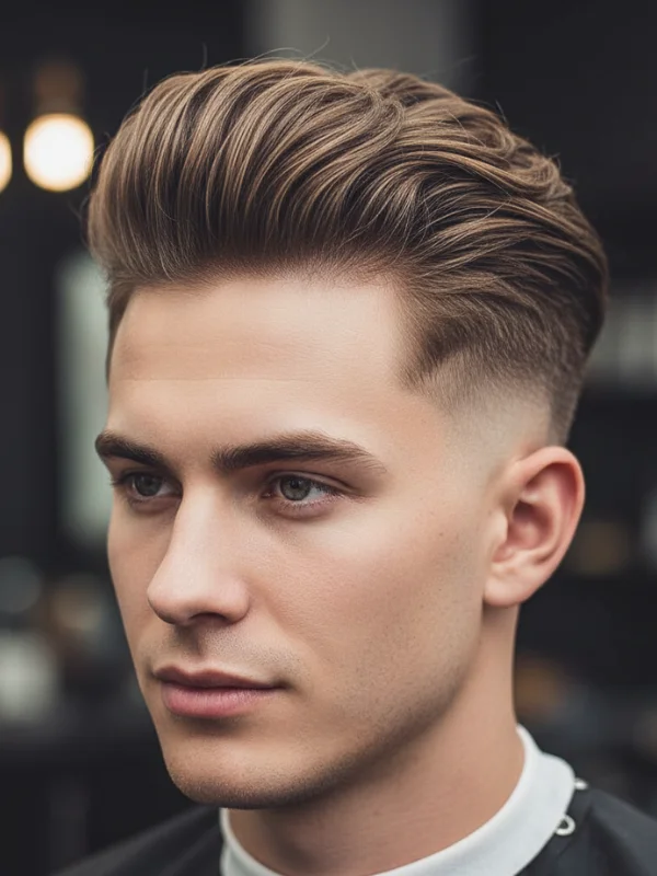 High Taper Fade Long Hair